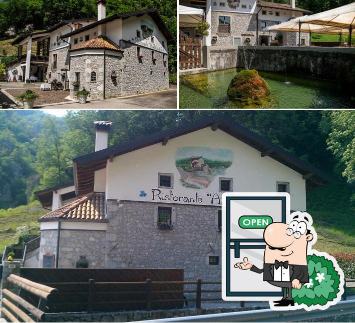 L'area esterna è una caratteristica importante di Ristorante Ai Mulinars