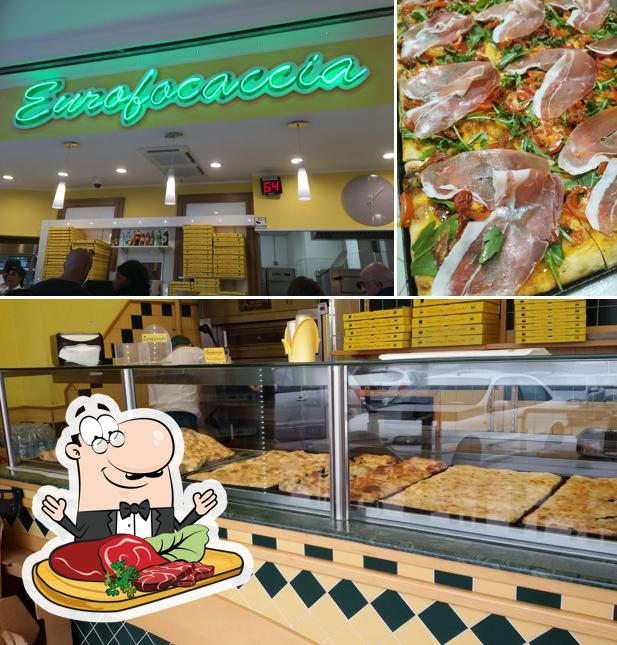 EUROFOCACCIA AMITERNUM L'AQUILA PIZZA AL TAGLIO serve piatti di carne