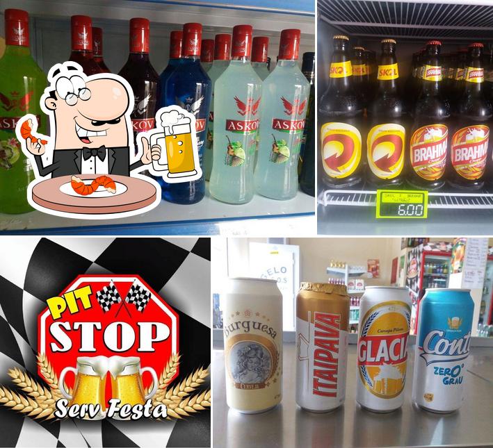 Pit Stop Serv Festa fornece uma seleção de cervejas