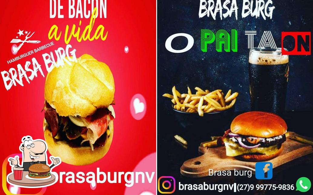 Consiga um hambúrguer no Brasa burg