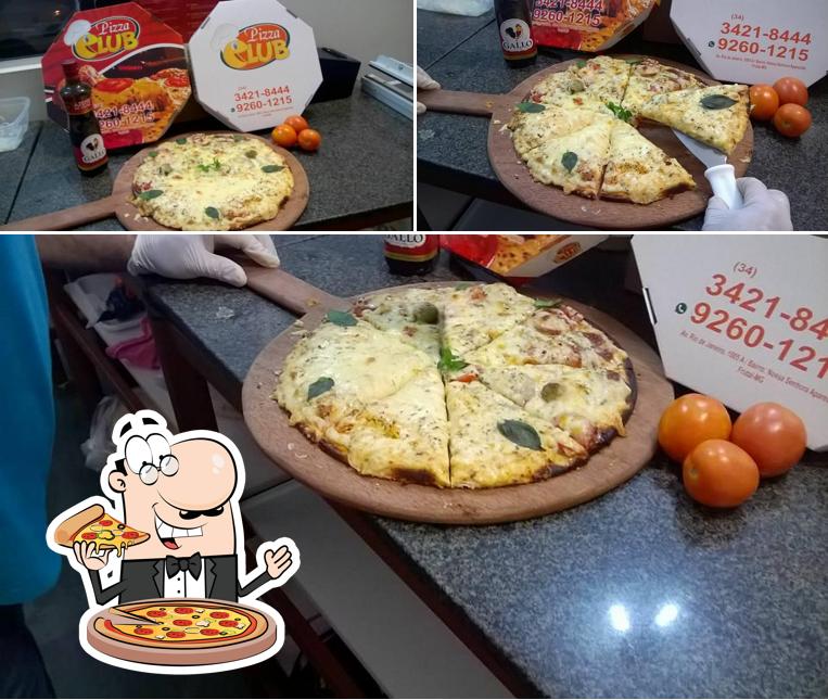 Peça pizza no Pizza Club