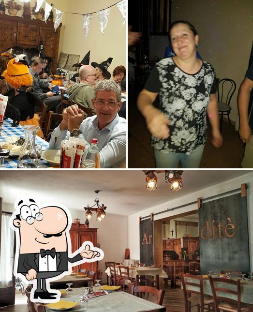 Gli interni di Trattoria Arditè