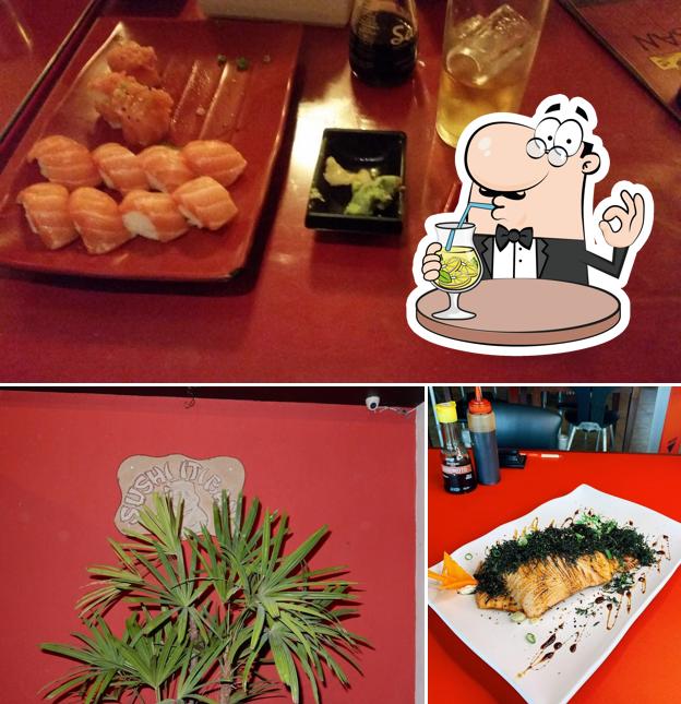 Esta é a imagem apresentando bebida e exterior no Sushi Itiban