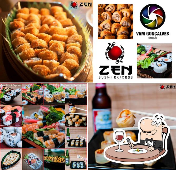 Comida em Zen Sushi Express