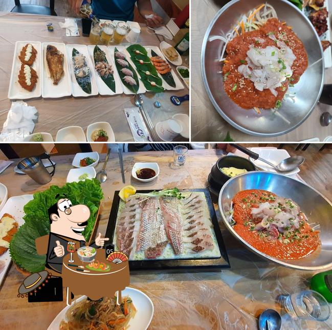 Food at 바다향횟집