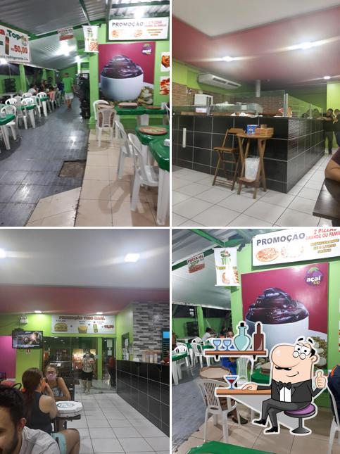 O interior do Pizza Top