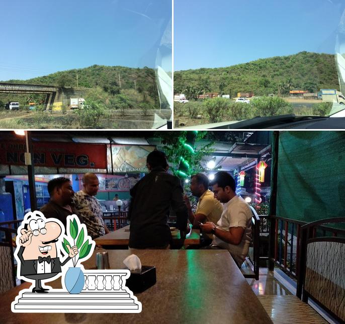 Check out the picture depicting exterior and bar counter at Welcome Dhaba ( Veg. & Non Veg.)- family Dhaba