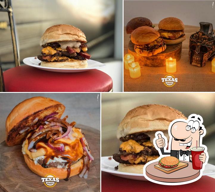 Os hambúrgueres do Texas Burger irão satisfazer diferentes gostos