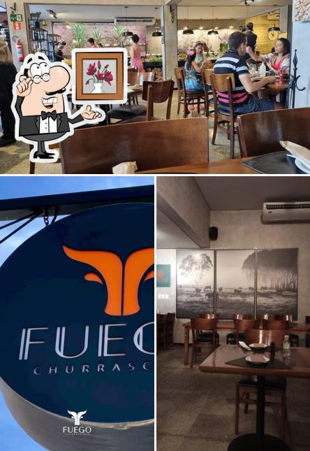 Veja imagens do interior do Fuego Churrascaria