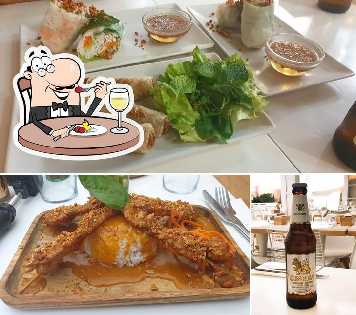 В Banh Noï Thaï Viet Food есть еда, пиво и многое другое