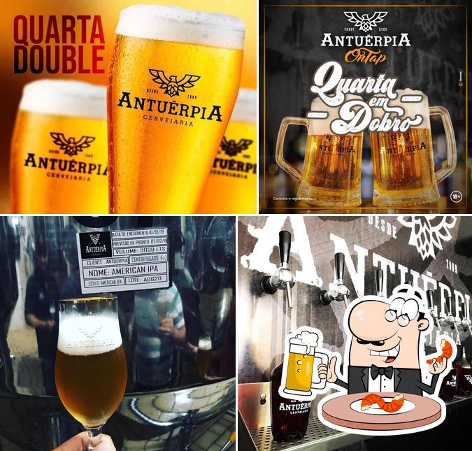 Cervejaria Antuérpia serve uma variedade de cervejas