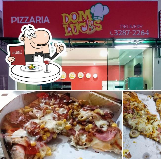 Comida em Pizzaria Dom Lucas