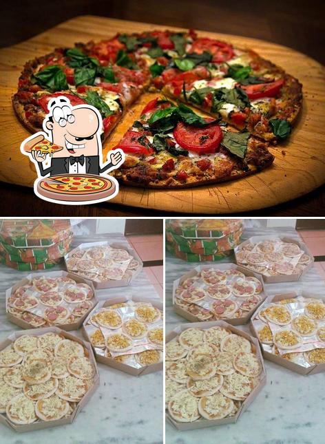 Consiga pizza no Mano's Pizza