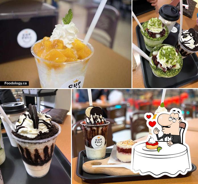 Cup Full Dessert Cafe propose une sélection de desserts