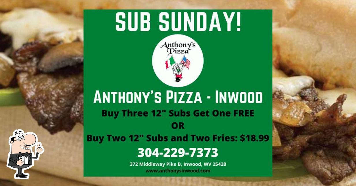 Anthony's Pizza Inwood in Inwood Restaurant menu and reviews