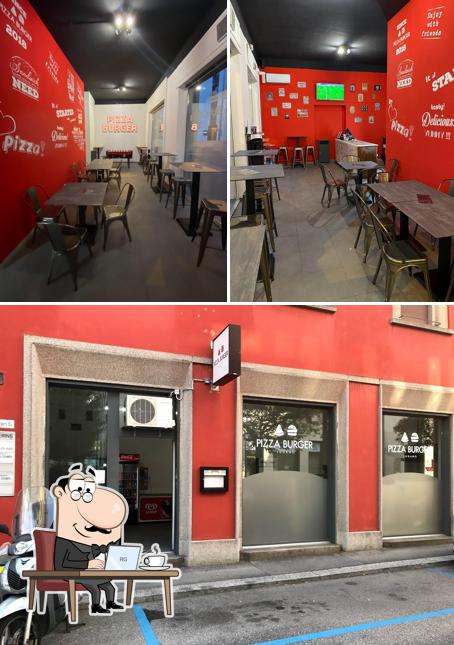 La immagine della interni e esterno di Pizza Burger Lugano