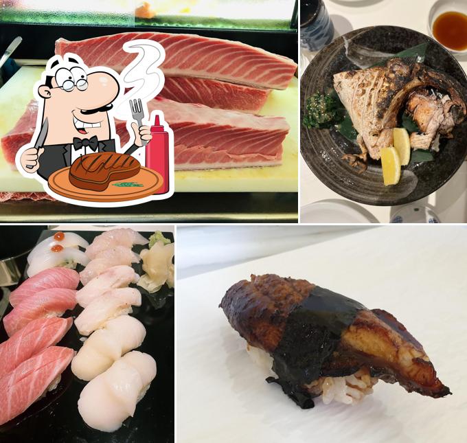 Ordina i piatti di carne a Yoshinobu