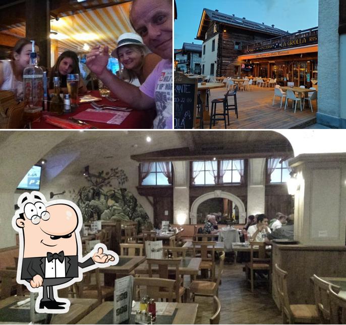 Gli interni di Ristorante Pizzeria La Grolla