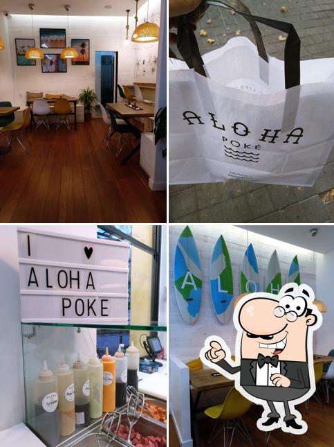 The interior of Aloha Poké