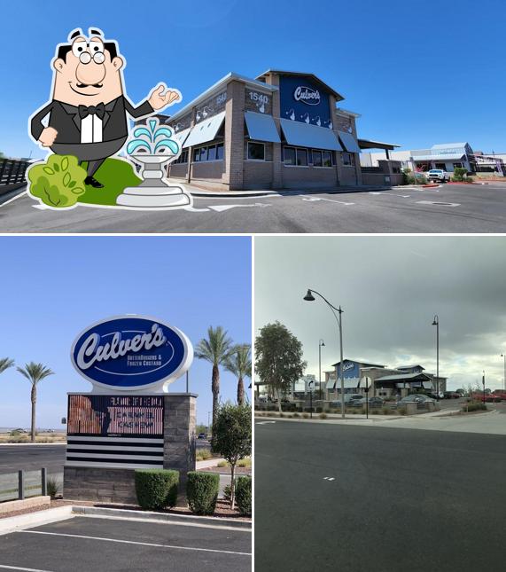 La parte exterior de Culver’s