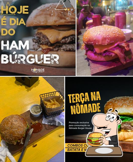 Hambúrguer em Nômade Burger House