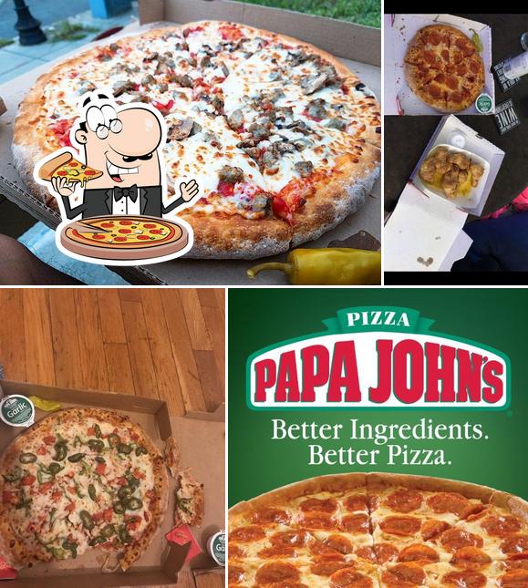 Papa John's Pizza, 533 Washington St in Boston Restaurant menu and