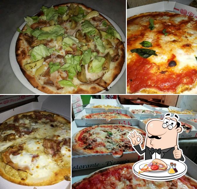 Try out pizza at ristorante pizzeria ISIDE