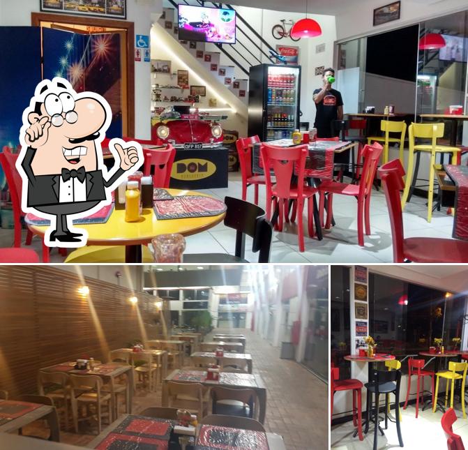 O interior do Dom Burgueria