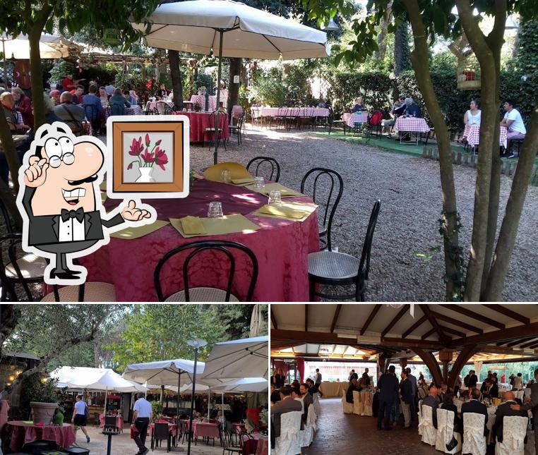 Gli interni di Giardino di Giulia e Fratelli