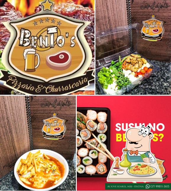 Comida em Bento's Churrascaria e Pizzaria