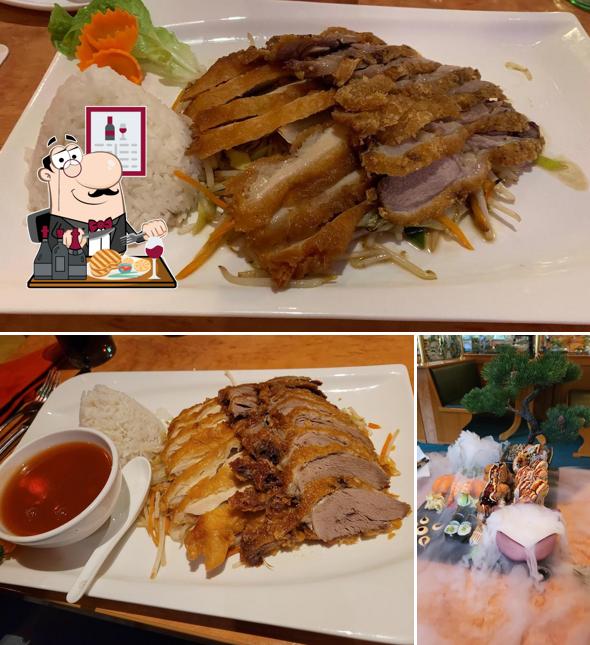 Pide un plato con carne en Mekong Delta Asia Restaurant und Sushi-Bar