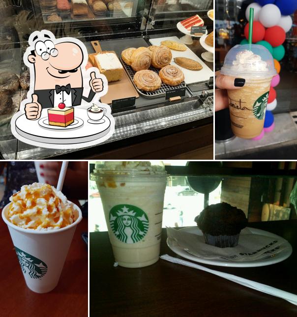 Starbucks oferece uma escolha de sobremesas