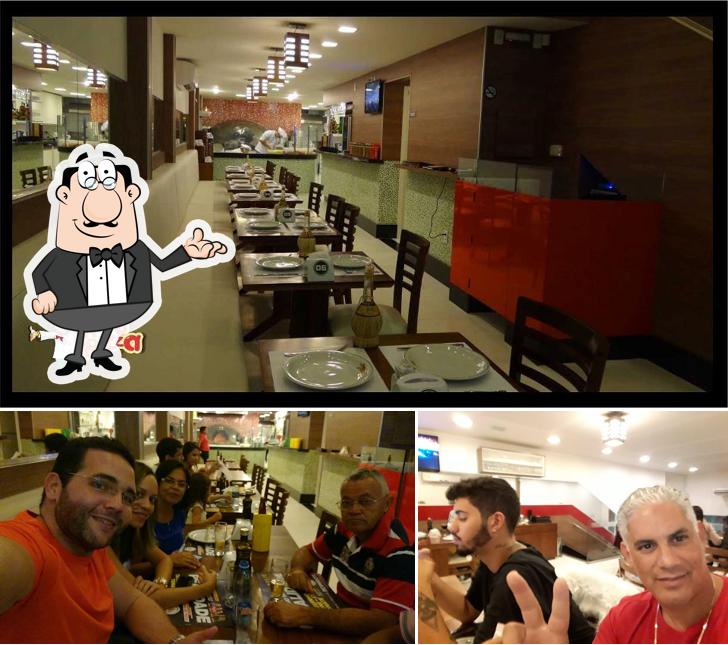 Veja imagens do interior do Kero Pizza