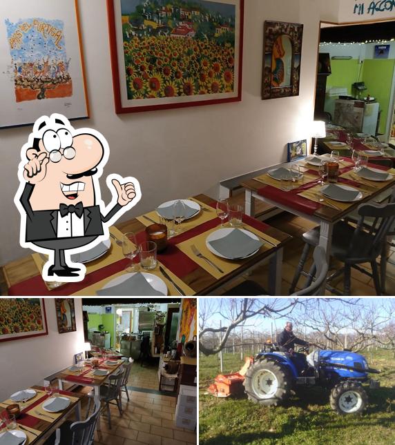 Dai un’occhiata alla foto che presenta la interni e esterno di La Cantinetta