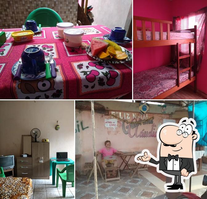 O interior do Pousada Guaraná da Cláudia