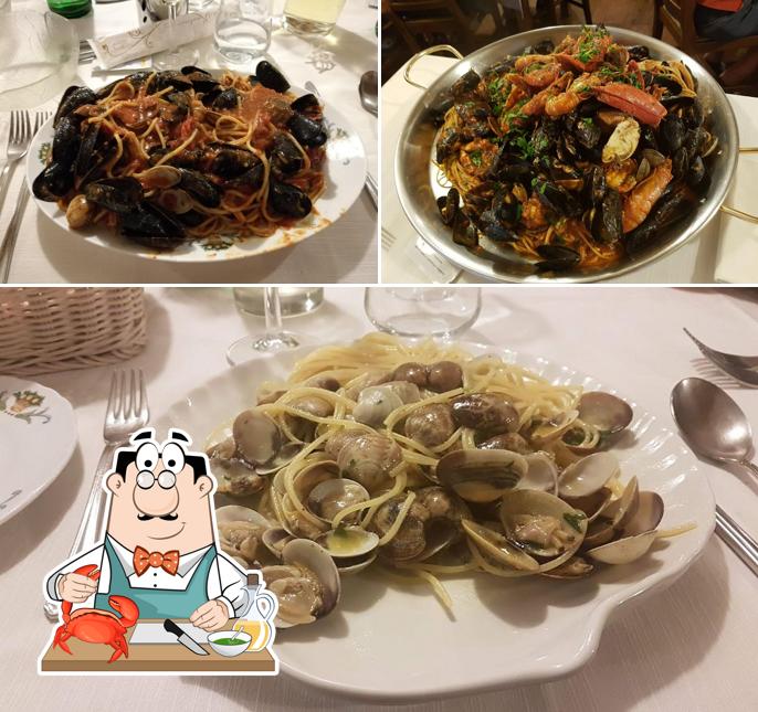I clienti di Ristorante Albergo Da Luigi possono godersi vari prodotti di cucina di mare