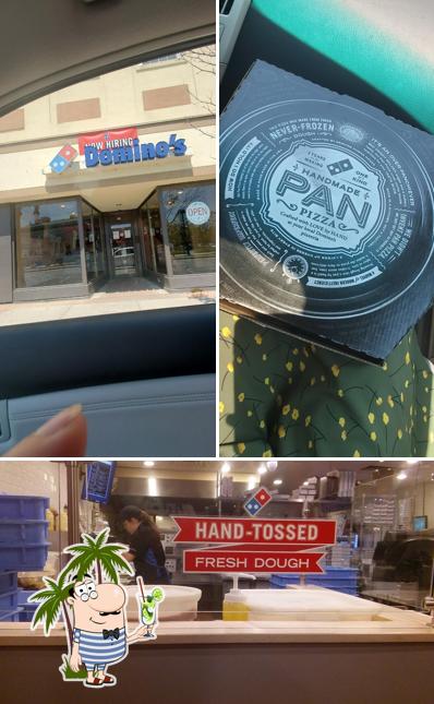 Look at the photo of Domino's Pizza