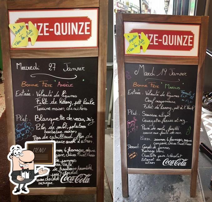 Le menu du tableau liste les options disponibles)