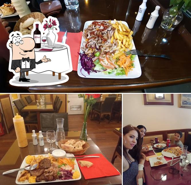 L’image de la table à manger et nourriture de Cristal Döner’s