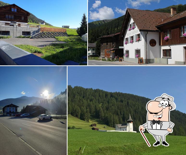 Gli esterni di Landhuus Frauenkirch