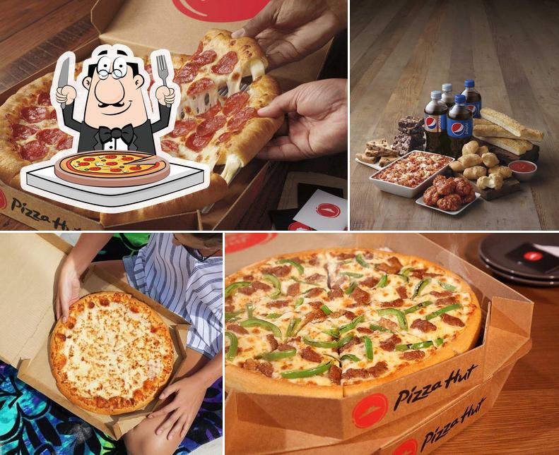 Try out pizza at Pizza Hut