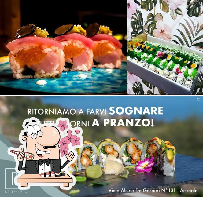 Prova le diverse opzioni di sushi