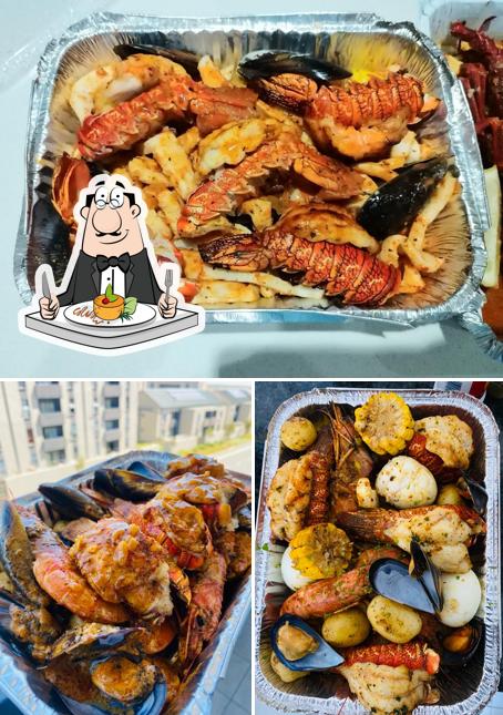 Meals at Crabby Online Seafood Boil