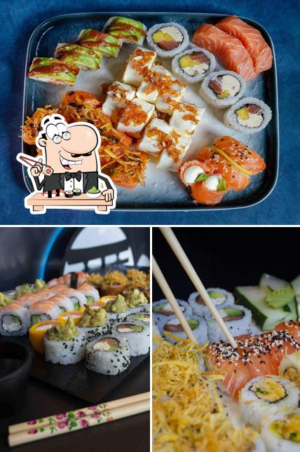 Prueba uno de sus diferentes tipos de sushi