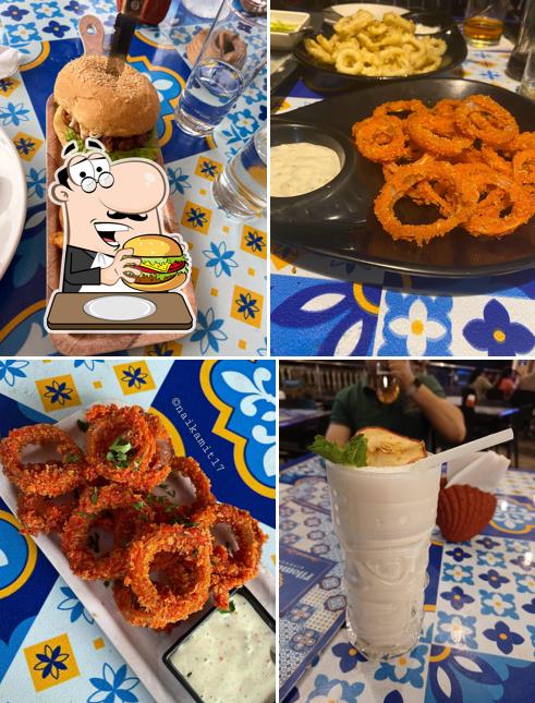 Order a burger at Filomena's Kitchen