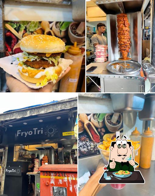 Food at Fryo trio