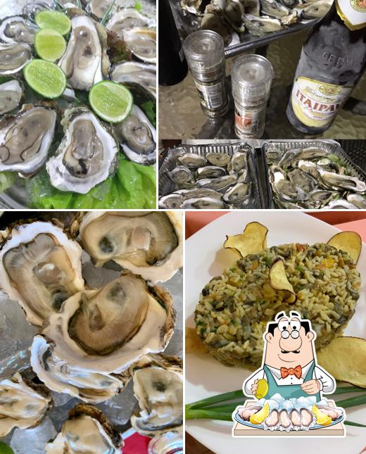 Ostras em Rei da panqueca