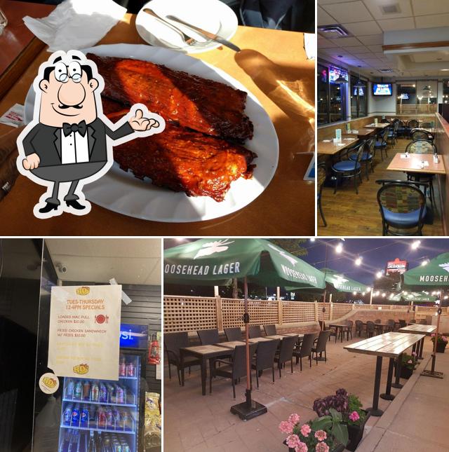 L'intérieur de RD's BBQ