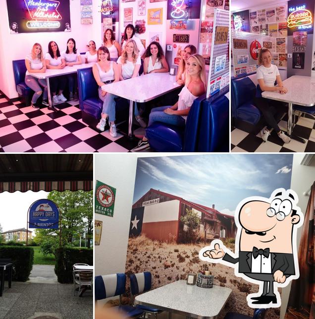 Gli interni di Restaurant Happy Days Diner - Brunch & Burger Nyon