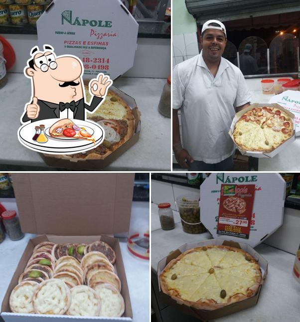 No Pizzaria Nápole, você pode conseguir pizza